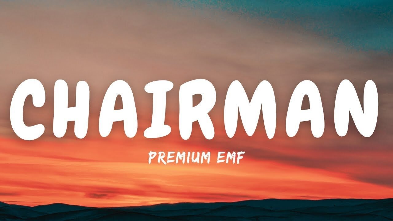 Rising Afro-fusion artist Premium EMF in a stylish pose for his single Chairman.