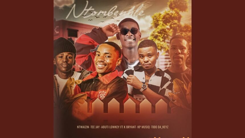 Live performance of the song Ntombenhle (feat. K Bryant, Tido Da_Keys & KP Musiq) by Ntwaizin, Tee Jay, Abuti Low Key and featured artists on stage with vibrant lighting